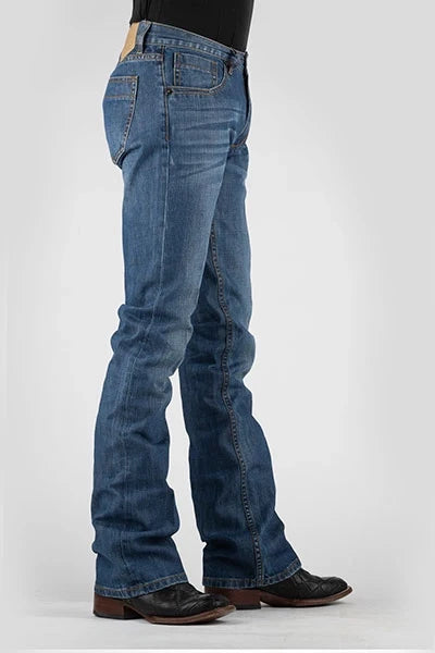 Tin Haul 1660 Jagger Fit (Medium Wash) - Men's Bootcut Jeans