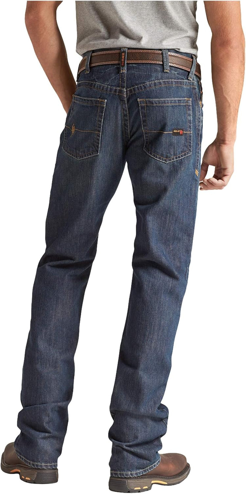 Ariat Men's Fr M4 Relaxed Fit Ridgeline Boot Cut Jeans
