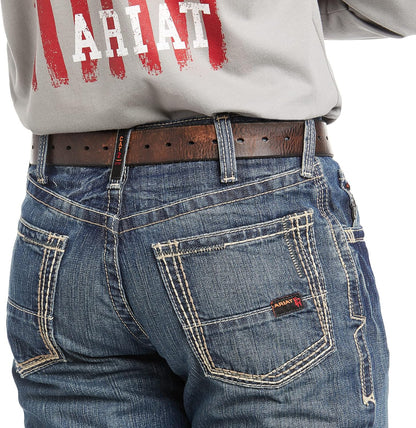 Ariat Men's Fr M4 Relaxed Fit Ridgeline Boot Cut Jeans