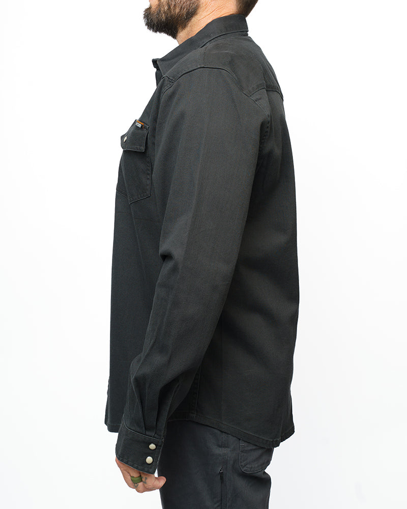 Earl Vintage Black Denim Shirt