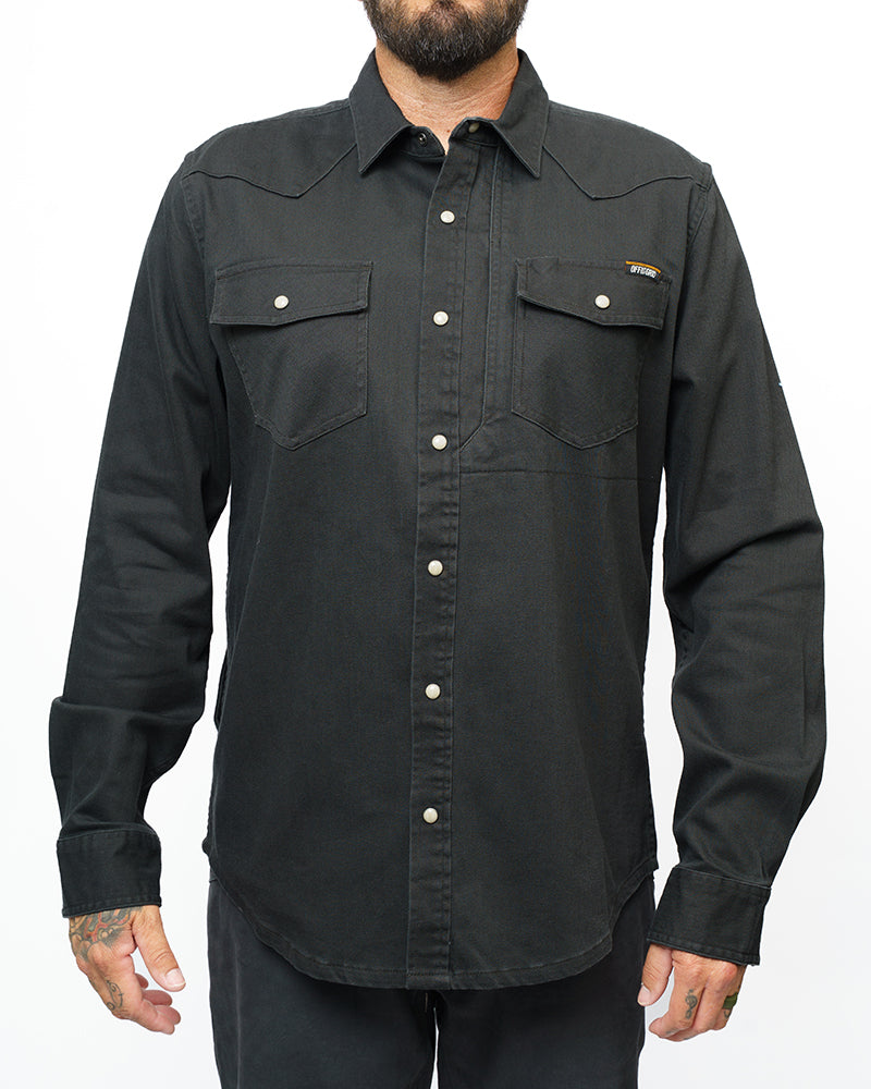 Earl Vintage Black Denim Shirt