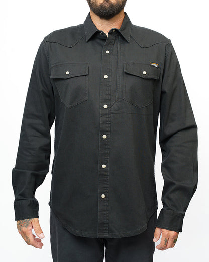 Earl Vintage Black Denim Shirt
