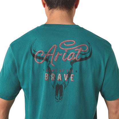 Ariat Cattle Skull Freedom Men's Western Graphic T-Shirt