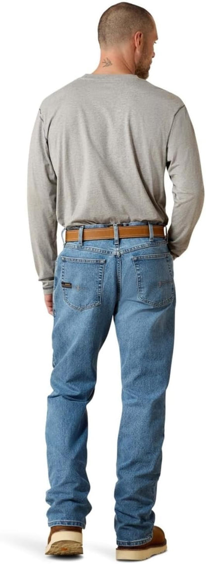 Ariat Men's Rebar M4 Low Rise Durastretch Boot Cut Jeans