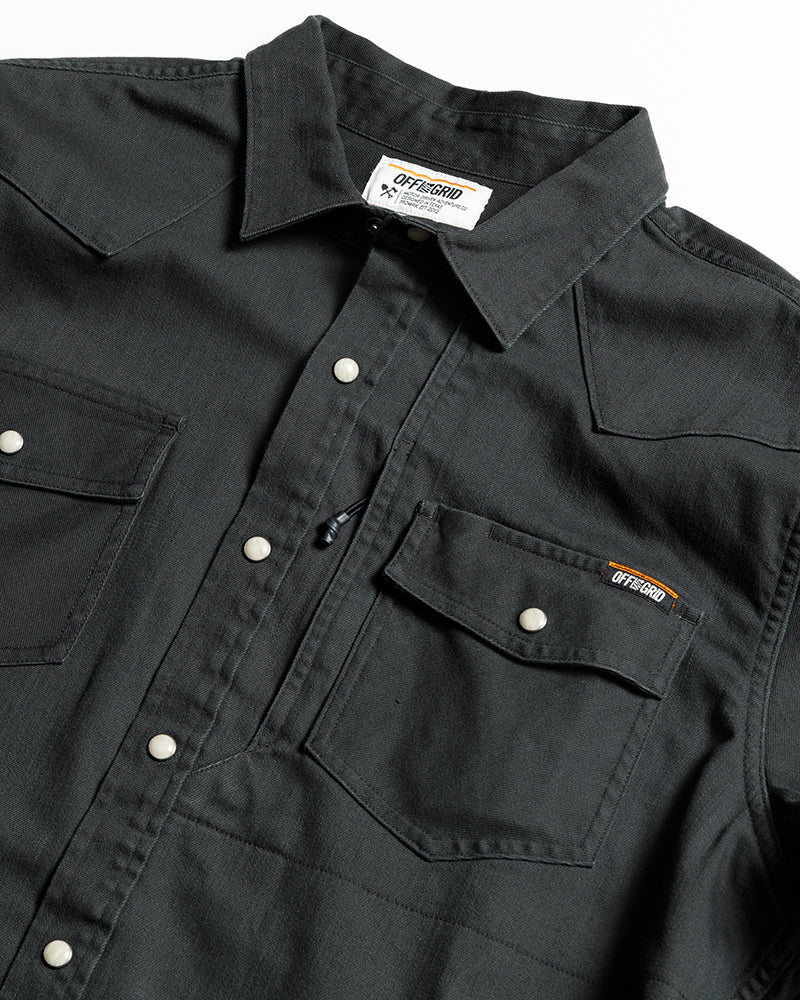 Earl Vintage Black Denim Shirt