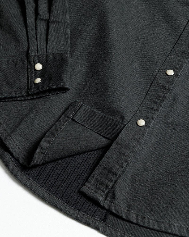 Earl Vintage Black Denim Shirt