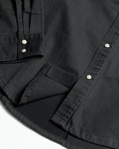 Earl Vintage Black Denim Shirt
